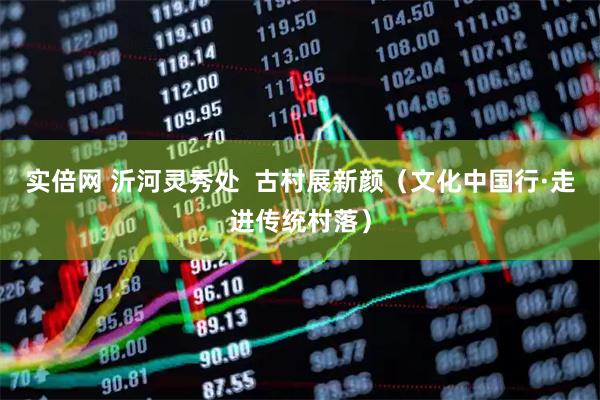实倍网 沂河灵秀处  古村展新颜（文化中国行·走进传统村落）